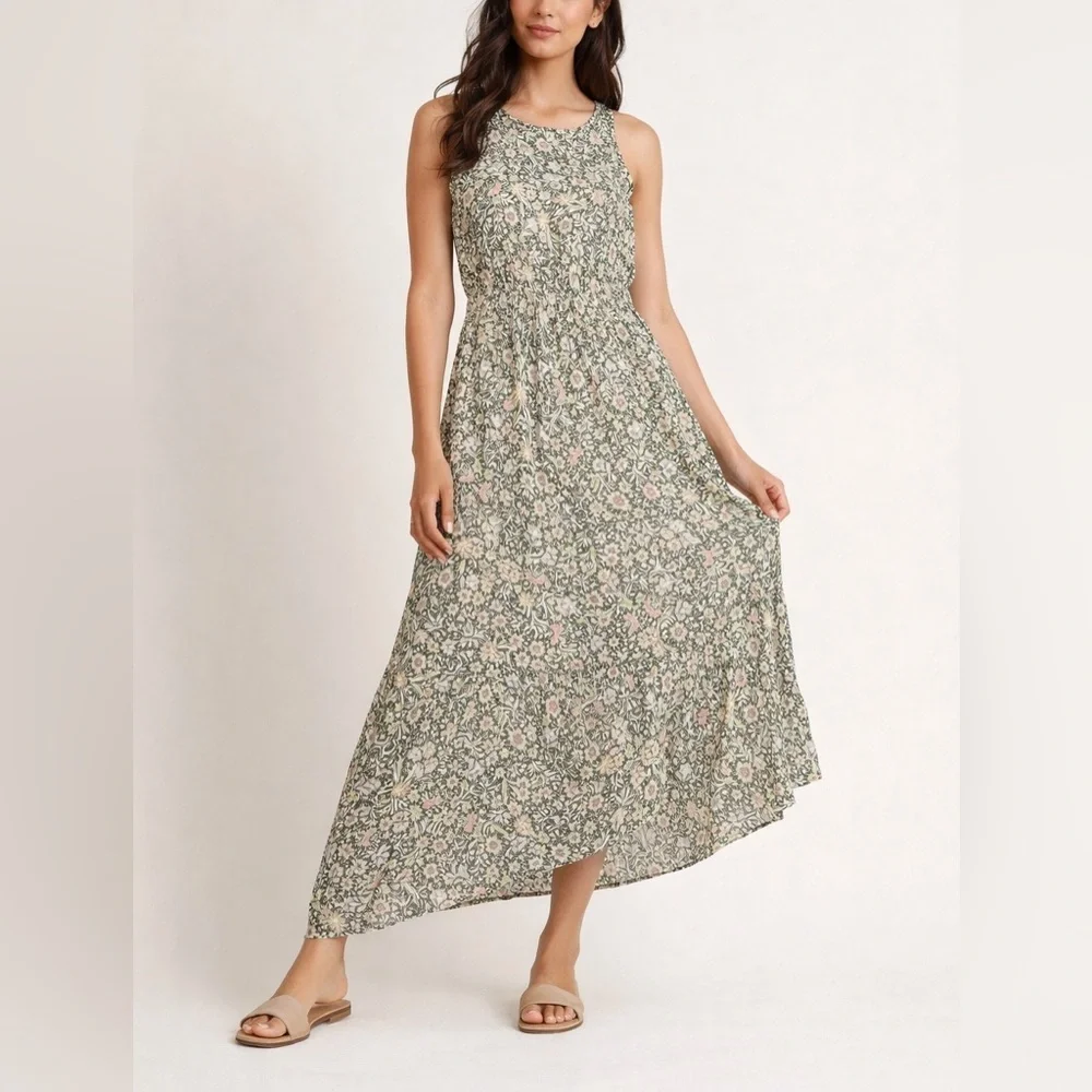 J. Jill Floral Maxi Dress - Picture 1 of 6